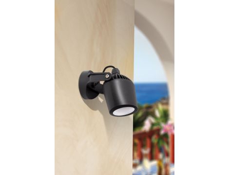 Reflektor ogrodowy MINITOMMY EL SPIKE FROSTED Fumagalli GU10 LED CCT 4,8W  SET IP66 230V czarny / tworzywo sztuczne
