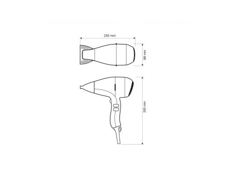 Suszarka do włosów STARMIX HFXW 20 czarna - 2