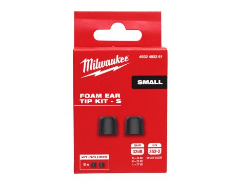 Milwaukee - 5 par wymiennych pianek z pamięcią kształtu S - 4932493361 - 2