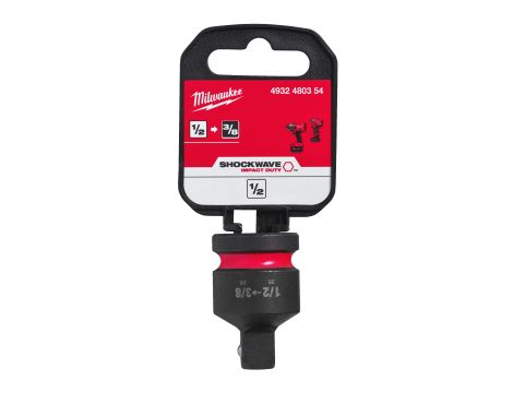 Milwaukee - Adapter nasadek udarowych 1/2" kwadrat - 3/8" kwadrat - 4932480354 - 2