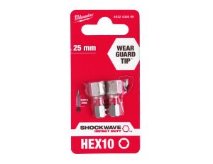 Milwaukee - Bit Shockwave Hex10 25mm-2szt. - 4932430899 - image 2
