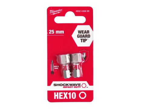 Milwaukee - Bit Shockwave Hex10 25mm-2szt. - 4932430899 - 2