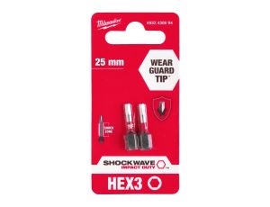 Milwaukee - Bit Shockwave Hex3 25mm-2szt. - 4932430894 - image 2