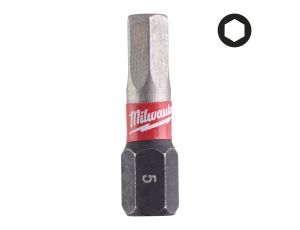 Milwaukee - Bit Shockwave Hex5 25mm-2szt. - 4932430896
