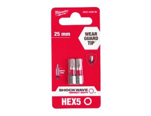 Milwaukee - Bit Shockwave Hex5 25mm-2szt. - 4932430896 - image 2