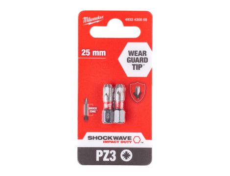 Milwaukee - Bit Shockwave PZ3 25mm-2szt. - 4932430868 - 2