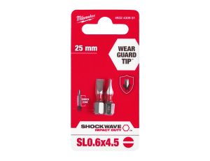 Milwaukee - Bit Shockwave SL0,6x4,5 25mm-2szt. - 4932430901 - image 2