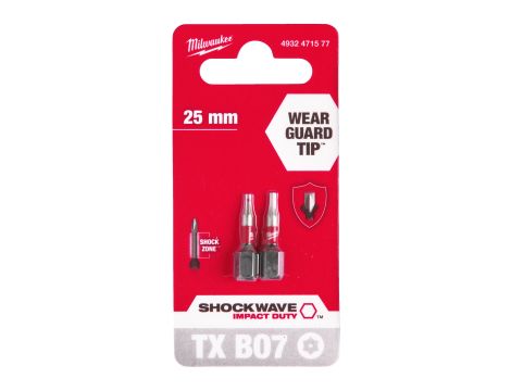 Milwaukee - Bity udarowe ShW TX BO7 25mm-2 szt. - 4932471577 - 2