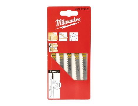 Milwaukee - Brzeszczoty 75/4 mm 1 op. = 5 szt. - 4932274351 - 2