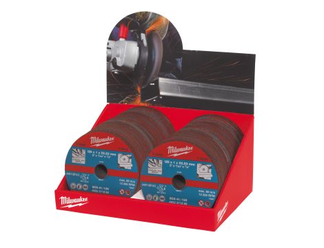 Milwaukee - Cienka tarcza do metalu wypukła Pro+ 125x0,8mm - 4932498201 - opakowanie 50 szt. Cena za szt. - 3