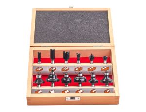 Milwaukee - Frezy do drewna z trzpieniem 8mm - zestaw 12 szt. - 4932451668