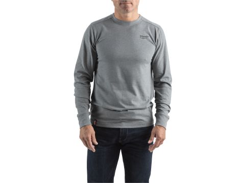 Milwaukee - HTLSGR-XL T-shirt z długim rękawem - szary - 4932492991