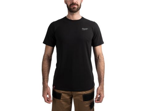 Milwaukee - HTSSBL-L T-shirt z krótkim rękawem - czarny - 4932492965