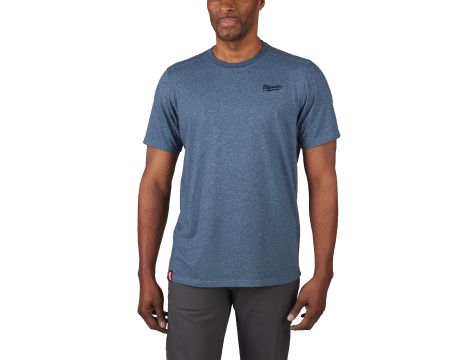 Milwaukee - HTSSBLU-M T-shirt z krótkim rękawem - niebieski - 4932492974