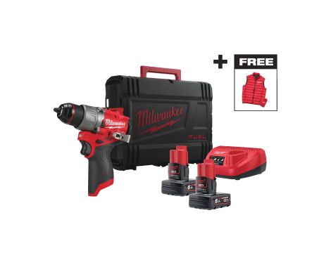 Milwaukee - M12FPD2MC-602X ZESTAW POWERPACK - 4933499463