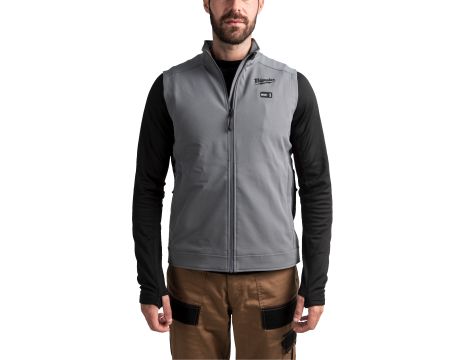 Milwaukee - M12HVGREY1-0(L) Podgrzewana kamizelka TOUGHSHELLTM - szara - 4932480102