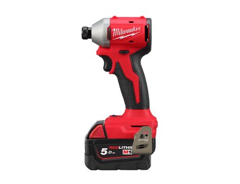 Milwaukee - M18 Compact Brushless Impact Driver w/3-speed version, w/2xM18B5, M12-18FC & pack in dynacase EU Kit version - 4933492843