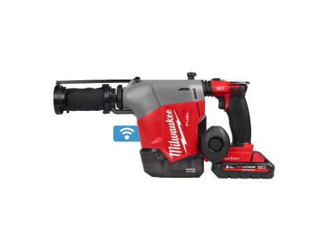 Milwaukee - M18FHAFOH16-0 Młot udarowo-obrotowy SDS+ o średnicy 16mm z adapterem do usuwania pyłu DDE-0 wersja z walizką i 2x M18HB3  - 4933493533