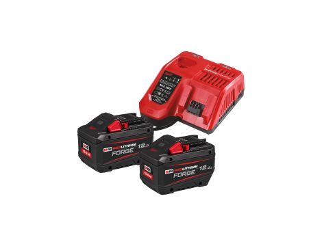 Milwaukee - M18FORGENRG-122 ZESTAW FORGE 2X12AH + ŁADOWARKA - 4933498610