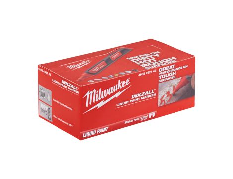 Milwaukee - Marker czerwony olejowy 1 szt - 4932492143 - opakowanie 12 szt. Cena za szt. - 2