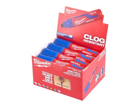 Milwaukee - Marker XL niebieski - 1 szt. - 4932471561 - opakowanie 12 szt. Cena za szt. - 2