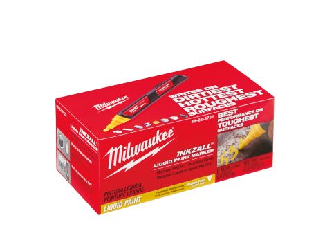 Milwaukee - Marker żółty olejowy LP 1 szt - 48223721 - opakowanie 12 szt. Cena za szt. - 2
