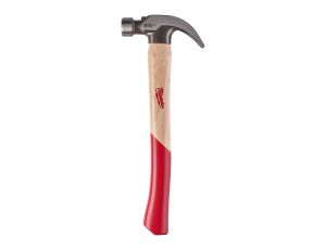 Milwaukee - Młotek ciesielski z trzonkiem z drewna hikorowego, pazur zakrzywiony - 20 uncji / 570 g - 4932478660