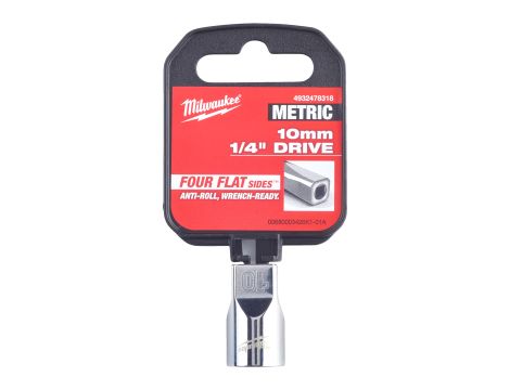 Milwaukee - Nasadka 1/4" 10mm standardowa (metryczna) - 4932478318 - 2