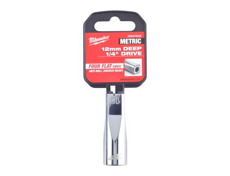 Milwaukee - Nasadka 1/4" 12mm długa (metryczna) - 4932478332 - 2