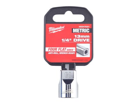Milwaukee - Nasadka 1/4" 13mm standardowa (metryczna) - 4932478321 - 2