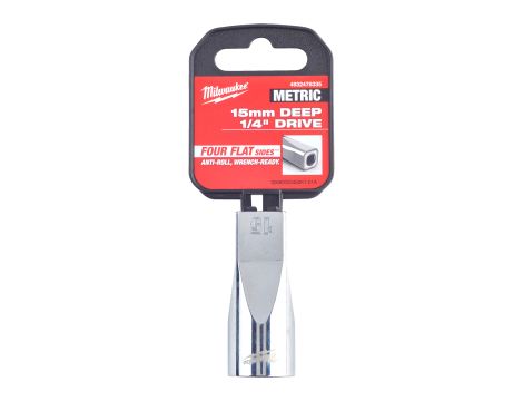 Milwaukee - Nasadka 1/4" 15mm długa (metryczna) - 4932478335 - 2
