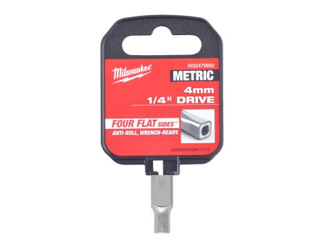 Milwaukee - Nasadka 1/4" 4mm standardowa (metryczna) - 4932479992 - 2