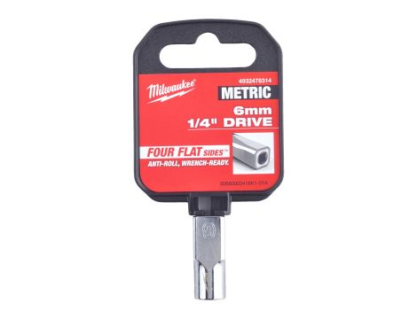Milwaukee - Nasadka 1/4" 6mm standardowa (metryczna) - 4932478314 - 2