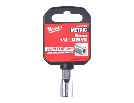 Milwaukee - Nasadka 1/4" 8mm standardowa (metryczna) - 4932478316 - 2
