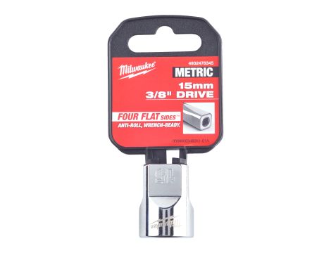 Milwaukee - Nasadka 3/8" 15mm standardowa (metryczna) - 4932478345 - 2