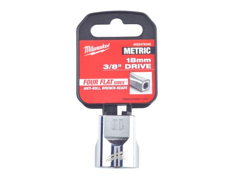 Milwaukee - Nasadka 3/8" 18mm standardowa (metryczna) - 4932478348 - 2