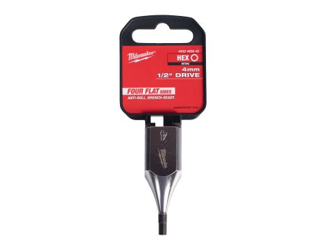 Milwaukee - Nasadka trzpieniowa Hex 1/2"  4mm - 4932480842 - 2
