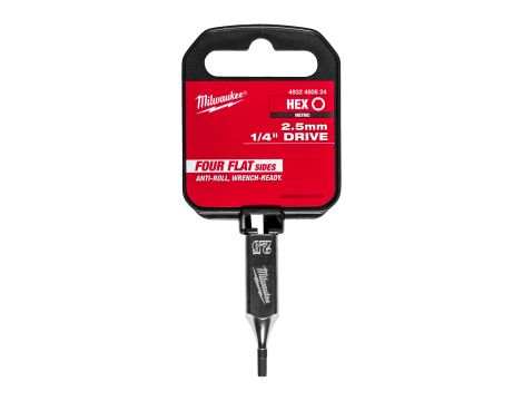 Milwaukee - Nasadka trzpieniowa Hex 1/4"  2,5mm - 4932480824 - 2