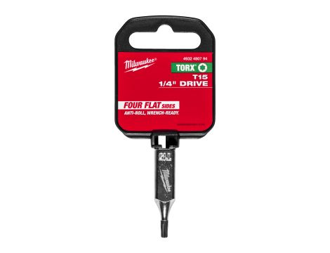 Milwaukee - Nasadka trzpieniowa Torx 1/4"  T15 - 4932480794 - 2