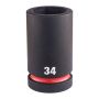 Milwaukee - Nasadka udarowa długa SHW 1" 34 mm, Hex - 4932480428 - 3