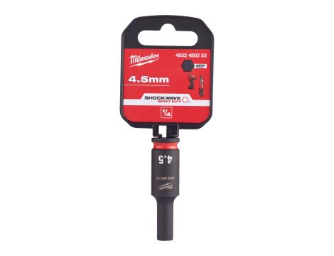 Milwaukee - Nasadka udarowa długa SHW 1/4" 4,5 mm, Hex - 4932480252 - 2