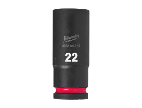 Milwaukee - Nasadka udarowa HEX 1/2" długa 22 mm - 4932480340