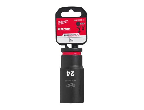 Milwaukee - Nasadka udarowa HEX 1/2" długa 24 mm - 4932480342 - 2