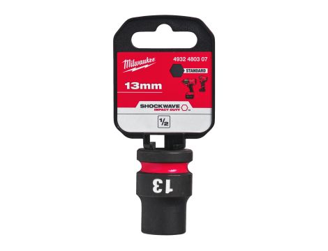 Milwaukee - Nasadka udarowa HEX 1/2" krótka 13 mm - 4932480307 - 2