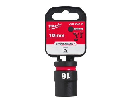Milwaukee - Nasadka udarowa HEX 1/2" krótka 16 mm - 4932480310 - 2