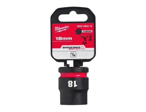 Milwaukee - Nasadka udarowa HEX 1/2" krótka 18 mm - 4932480312 - 2