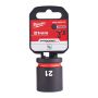 Milwaukee - Nasadka udarowa HEX 1/2" krótka 21 mm - 4932480315 - 3