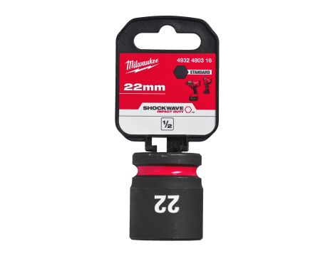 Milwaukee - Nasadka udarowa HEX 1/2" krótka 22 mm - 4932480316 - 2