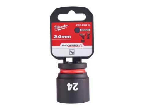 Milwaukee - Nasadka udarowa HEX 1/2" krótka 24 mm - 4932480318 - 2