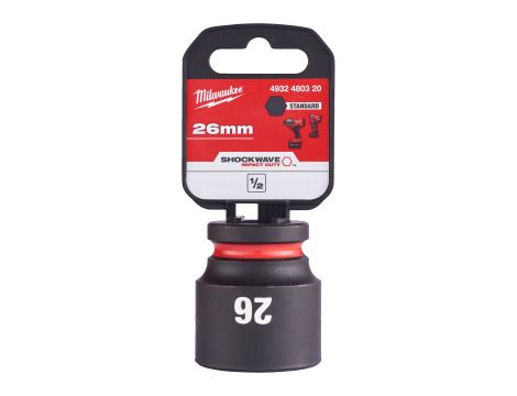 Milwaukee - Nasadka udarowa HEX 1/2" krótka 26 mm - 4932480320 - 2